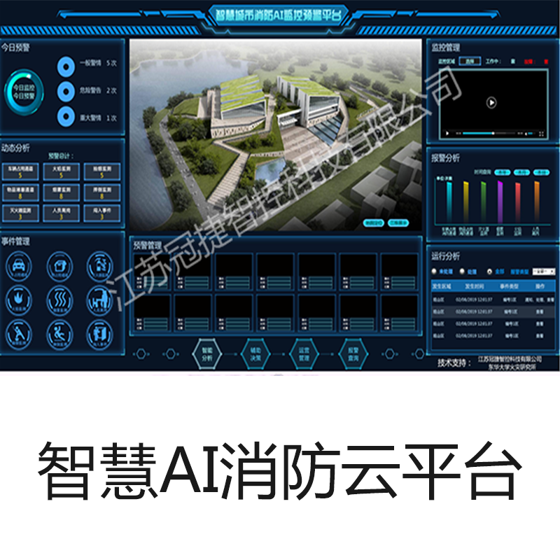 智慧AI视消防云平台