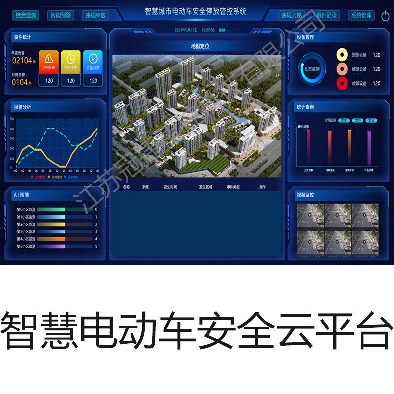 智慧电动车安全云平台